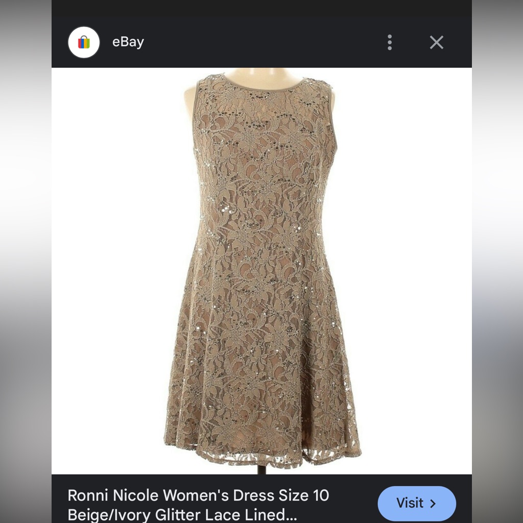Ronni Nicole Brown Lace Midi Dress